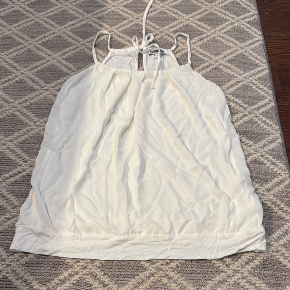 Express Cream Tank Top
